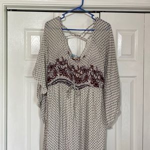 Boho peasant dress